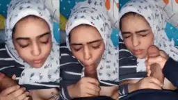 Sperma Muncrat Di Wajah Cewek Arab Berjilbab