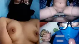 Crot Di Muka Cewek Jilbab, Sampe Belepotan Basah Kuyup, Gerak-gerak Gak Berdaya.