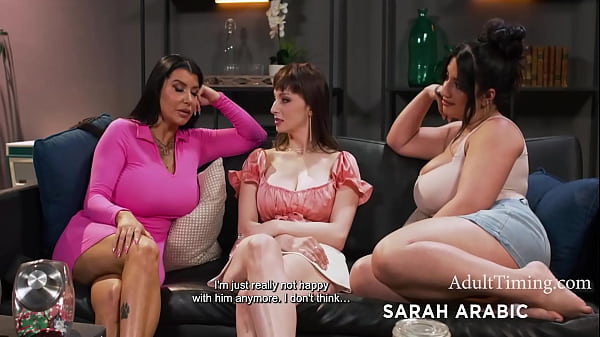 Tiga Montok Emak-emak Sadar Gak Butuh Cowok Bego, Cukup Saling Main Di Ranjang Bareng – Romi Rain, Lexi Luna, Sarah Arabic