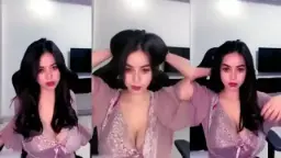 Miss Key Cantik, Belahan Dada Mulus Bikin Nggak Bisa Tidur