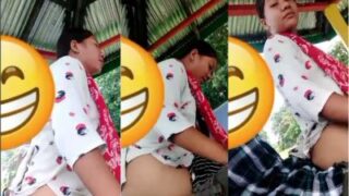 Cewek Assam Nungging Digebuk Kontol Pacar Di Outdoor Desi, Makin Kenceng Goyangnya