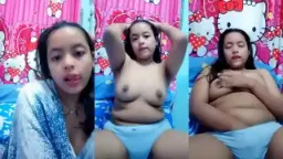 Cewek Montok Goyang-goyang Di Live, Toket Montok Kelihatan Semua Bikin Ngiler.