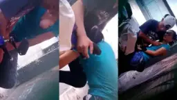Ngintip Bocil Mesum Remas Susu Sampe Nyepong Kontol
