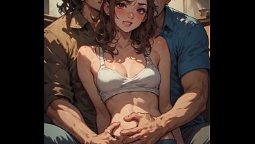 Step Daddy Dan Temannya Ngewe Anak Tiri, Suara Cowok Ai Bikin Makin Panas