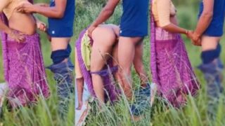 Cewek Desi Ngacengin Kontol Di Kebun, Si Tua Muda Ngewe Liang Liut
