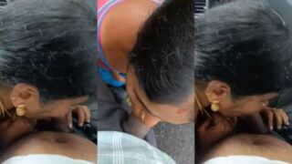 Cewek India Selatan Ngasi Blowjob Desi Di Mobil, Outdooran Bikin Makin Panas.
