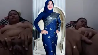 Hijab Basah Colmek Sambil Ngos-ngosan Di Kamar