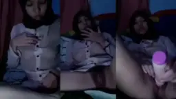 Ukhti Nina Buka Hijab, Colmek Panas 14 Detik Bikin Ngilu