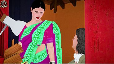 Desi Indian Bhabhi Ngocok Kontol Anak Kos Sampai Muncrat